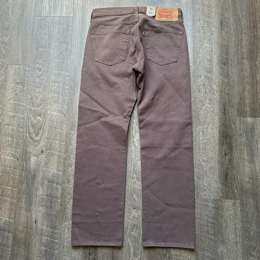Levis‎ 501 Original Button Fly Jeans 32x30 Pants Light Brown NEW! DEADSTOCK